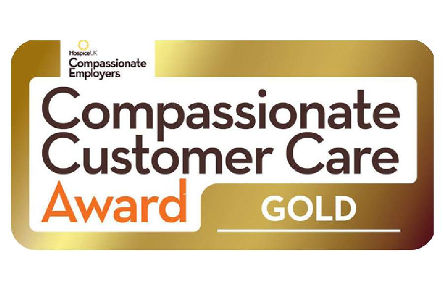 Hospice UK Compassionate Customer Care Gold Award 2024
